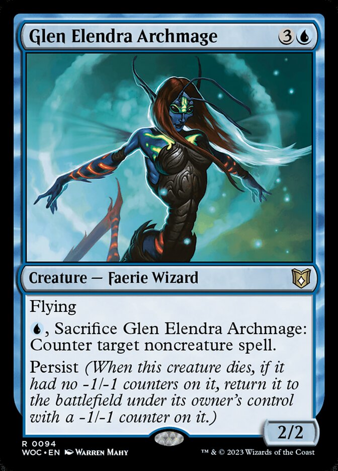 Glen Elendra Archmage (Commander: Wilds of Eldraine) 