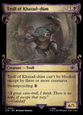Troll of Khazad-dûm 562/281 (Universes Beyond: The Lord of the Rings: Tales of Middle-earth)  - Showcase Scroll Foil