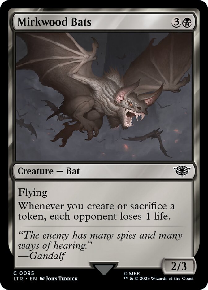 Mirkwood Bats 95 (Universes Beyond: The Lord of the Rings: Tales of Middle-earth)  - Foil