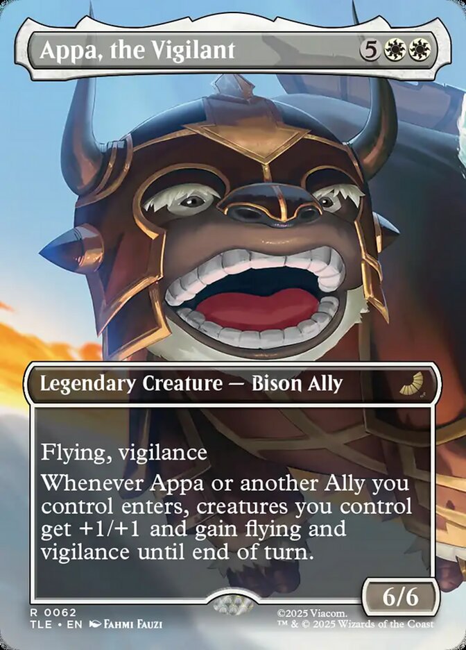 Appa, the Vigilant 62 (Avatar: The Last Airbender: Eternal-Legal)  - Borderless