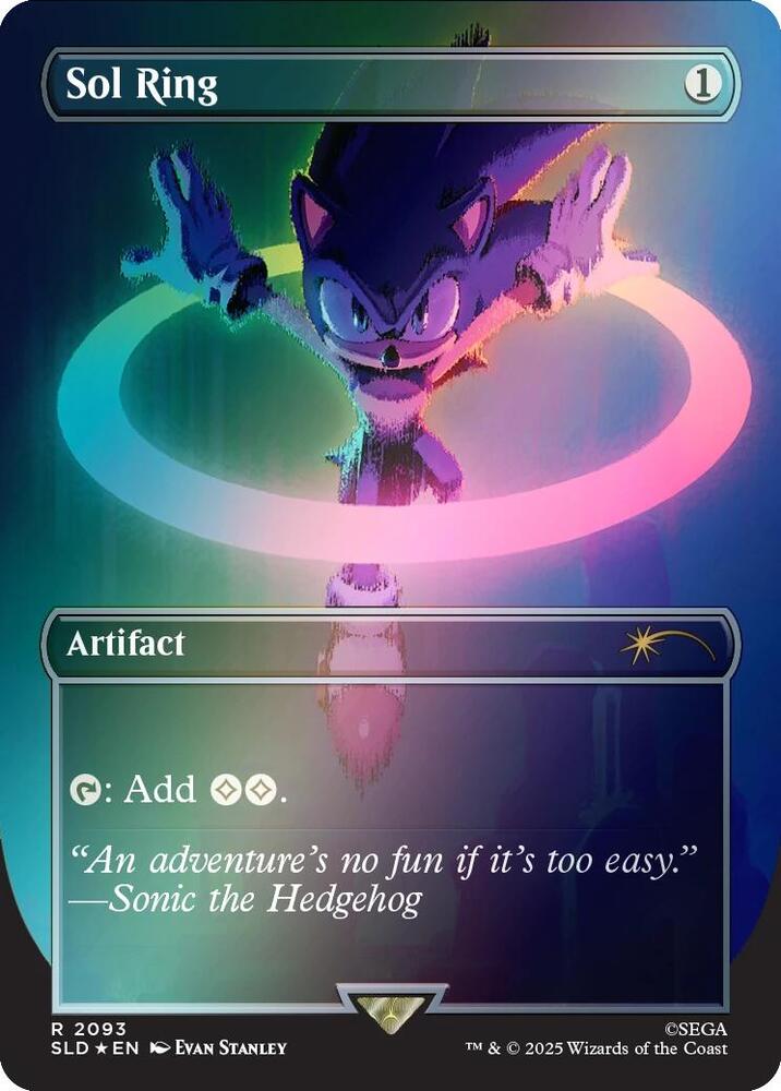 Sol Ring 2093 (Secret Lair Drop Series)  - Borderless Rainbow Foil