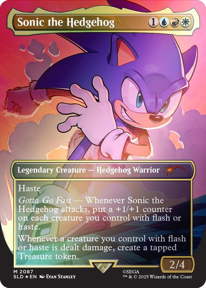 Sonic the Hedgehog Rainbow Foil (Secret Lair Drop Series)  - undefined