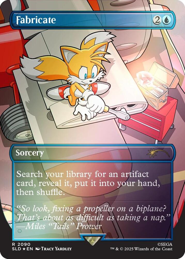 Fabricate 2090 (Secret Lair Drop Series)  - Borderless Rainbow Foil