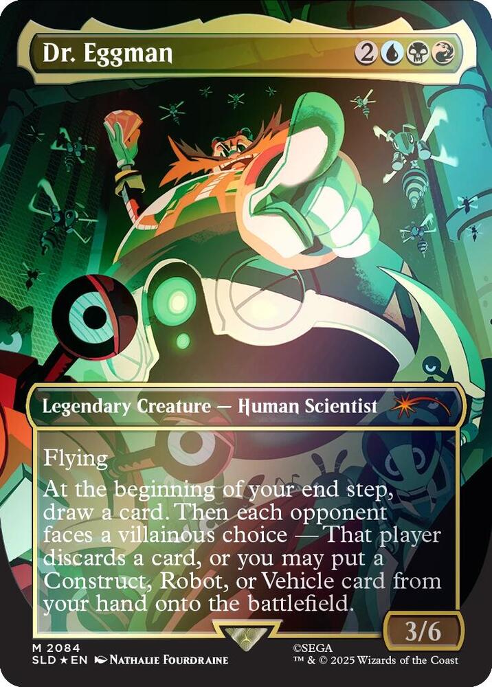 Dr Eggman Rainbow Foil (Secret Lair Drop Series)  - undefined