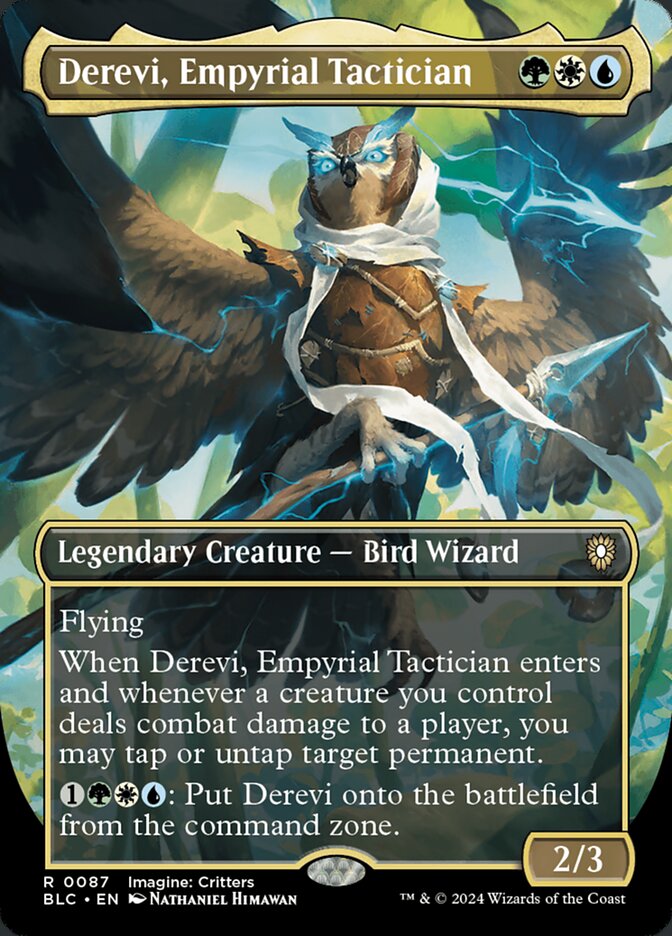 Derevi, Empyrial Tactician (Commander: Bloomburrow) 