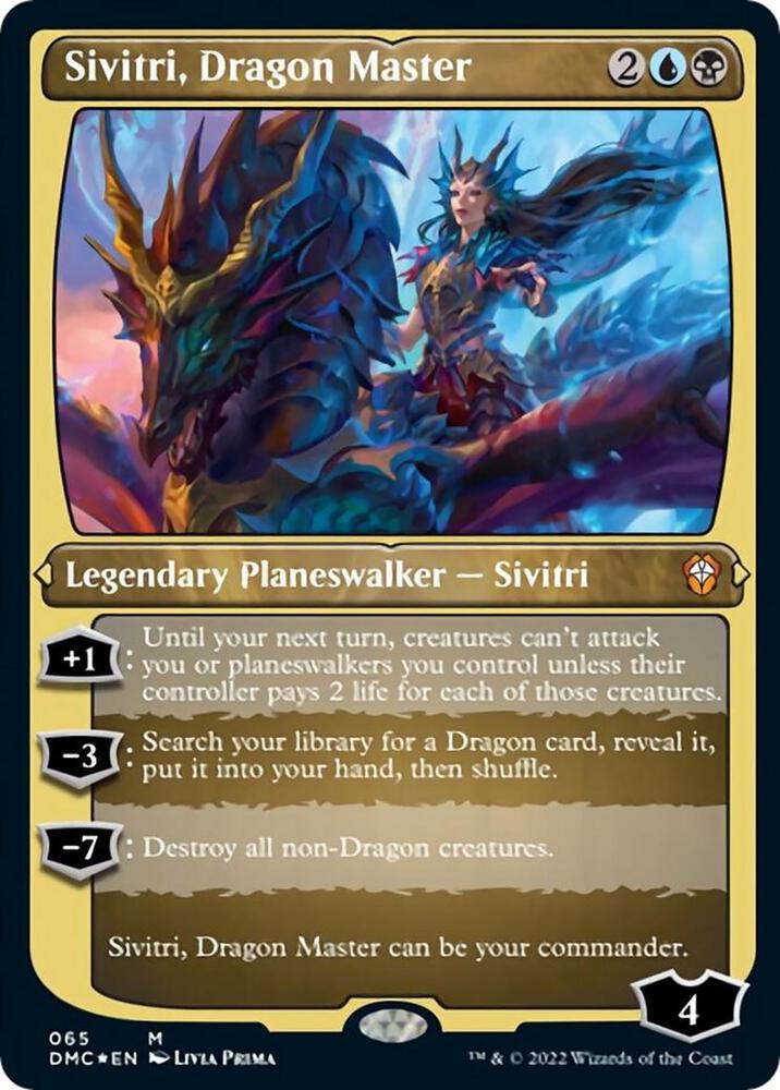 Sivitri Dragon Master Foil Etched (Commander: Dominaria United)  - undefined
