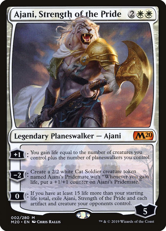 Ajani, Strength of the Pride (Core Set 2020) 