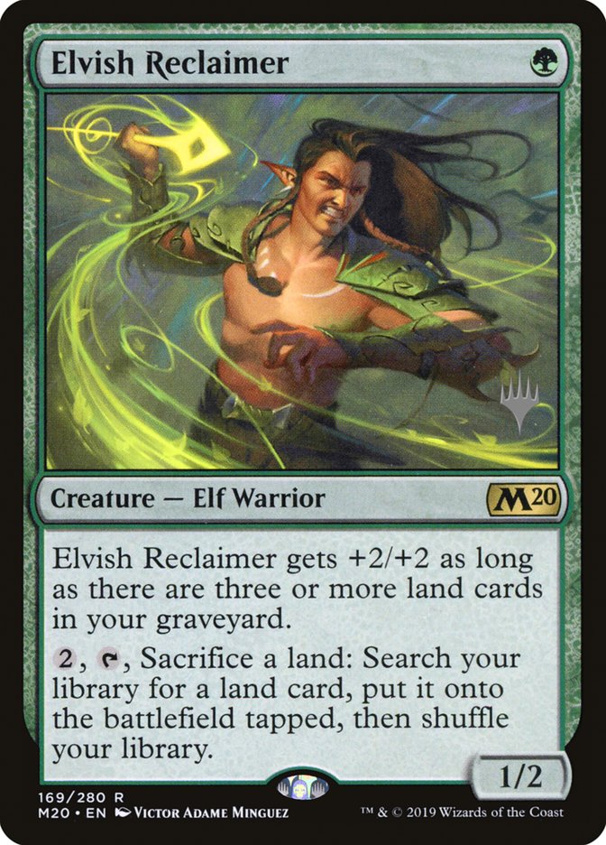 Elvish Reclaimer 169p/144 (Promo Pack: Core Set 2020) 