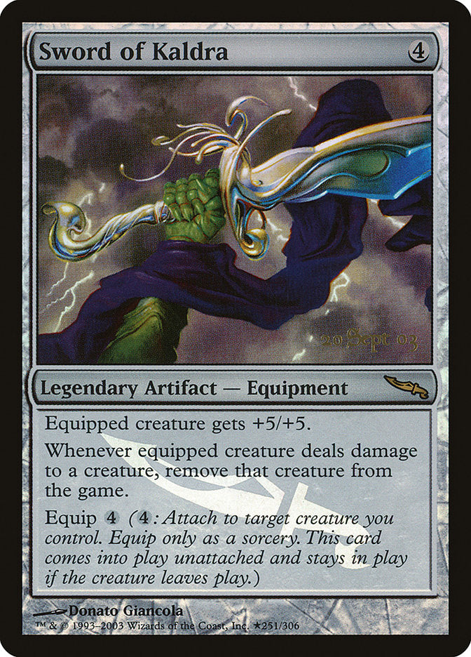 Sword of Kaldra (Prerelease Cards)  - undefined