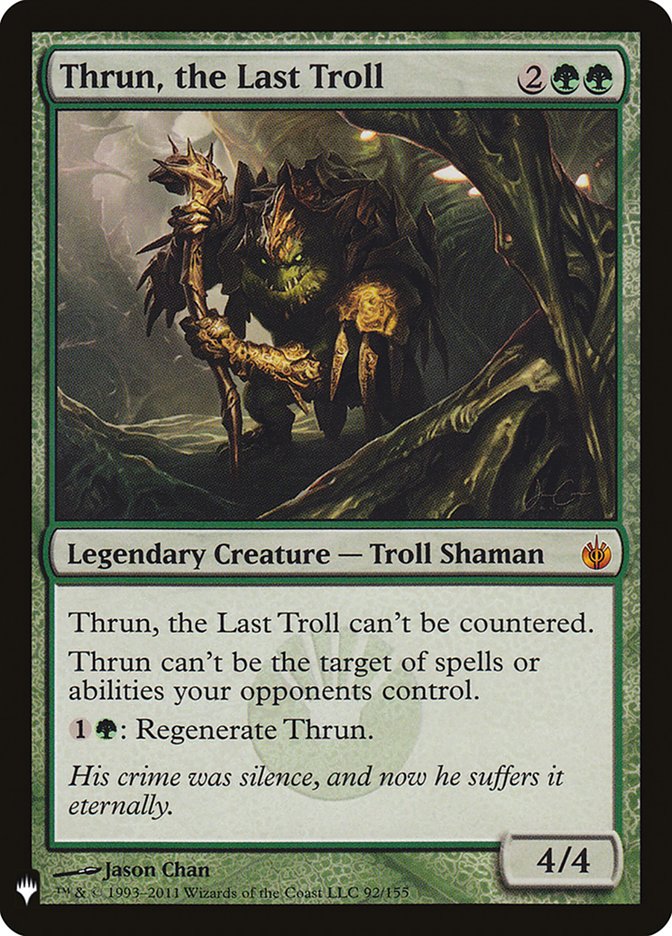 Thrun, the Last Troll (The List Reprints) 