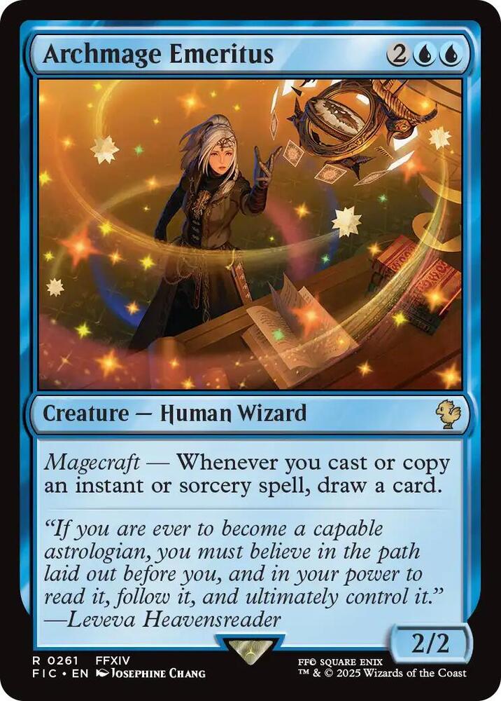 Archmage Emeritus 261 (Commander: FINAL FANTASY)  - Surge Foil