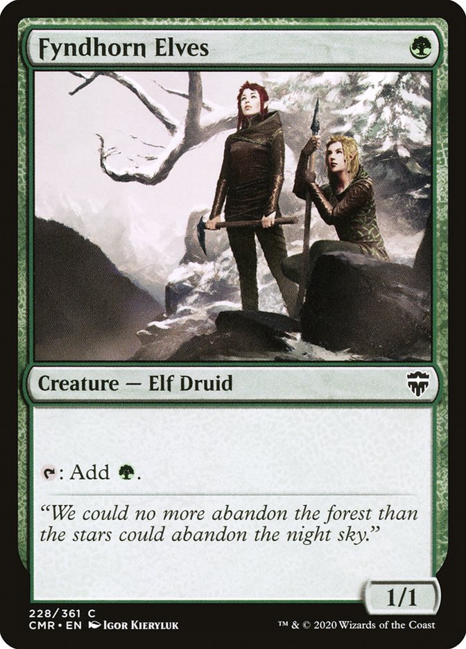Fyndhorn Elves (Commander Legends)  - undefined