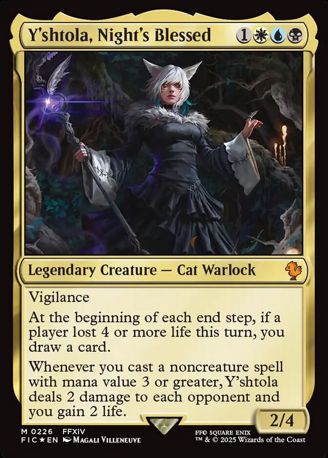 Y'shtola, Night's Blessed 226/100 (Commander: FINAL FANTASY)  - Foil