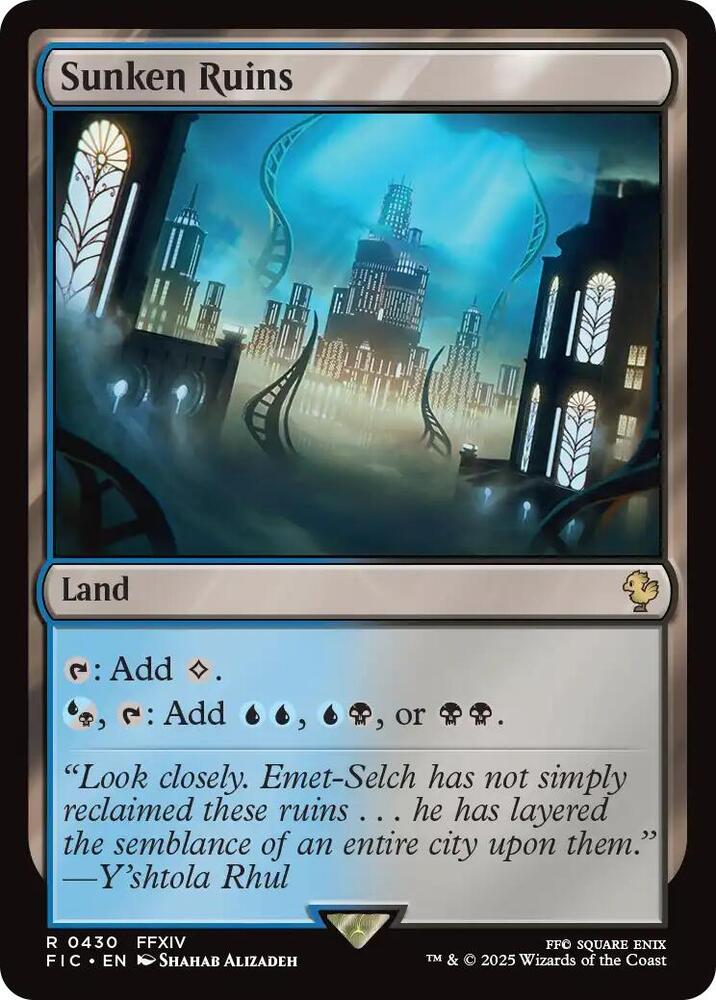 Sunken Ruins Surge Foil 430 (Commander: FINAL FANTASY)  - Surge Foil