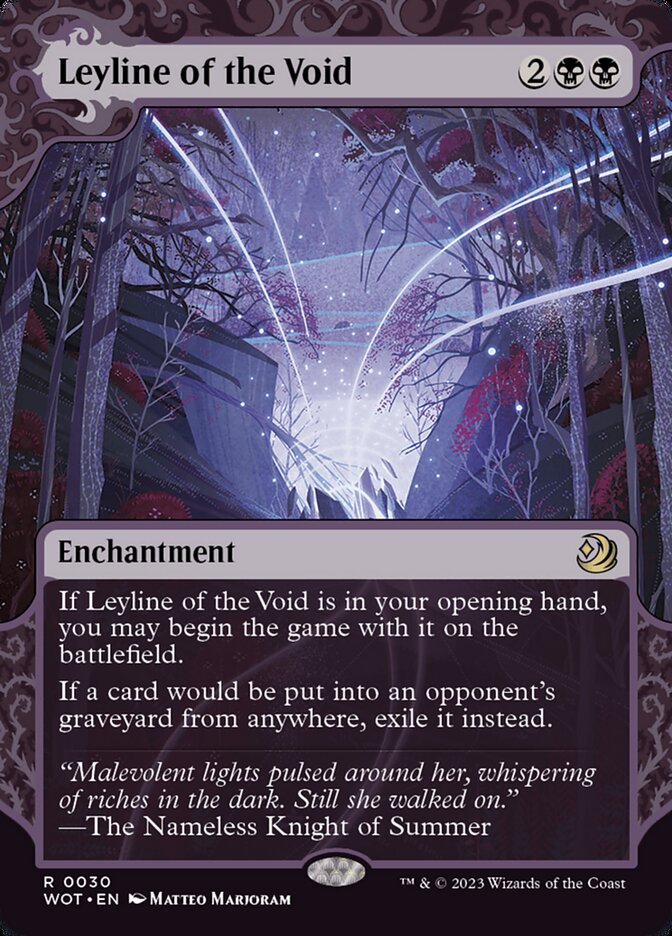 Leyline of the Void (Wilds of Eldraine: Enchanting Tales)  - undefined