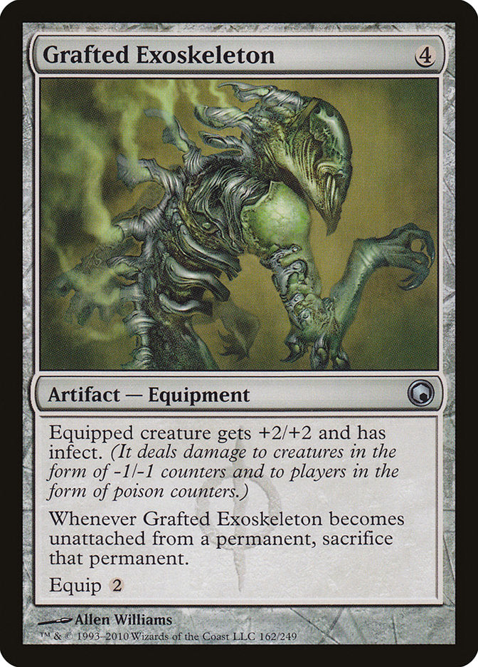 Grafted Exoskeleton 162 (Scars of Mirrodin)  - Foil