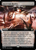Desecrate Reality 746 (Commander Masters)  - Extended Art