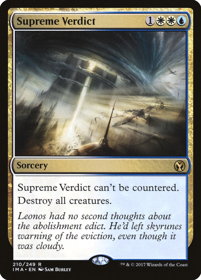 Supreme Verdict 210/249 (Iconic Masters) 