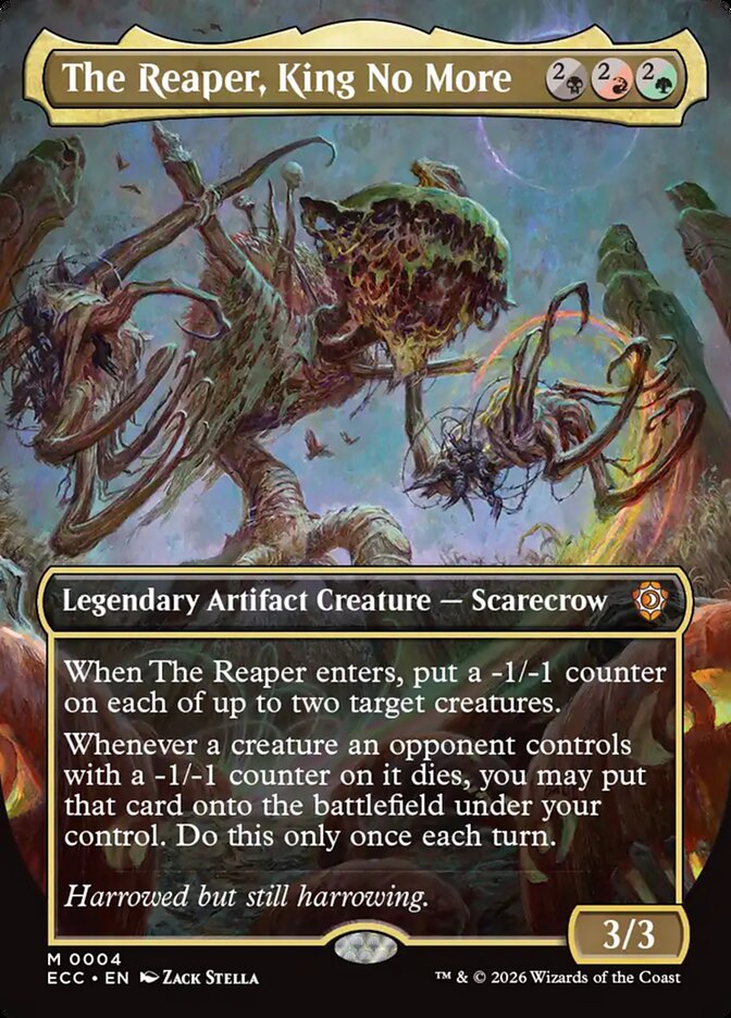 The Reaper, King No More Borderless 4 (Commander: Lorwyn Eclipsed)  - Foil