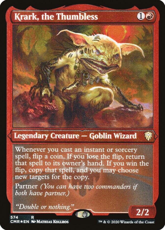 Krark the Thumbless Foil Etched (Commander Legends)  - undefined