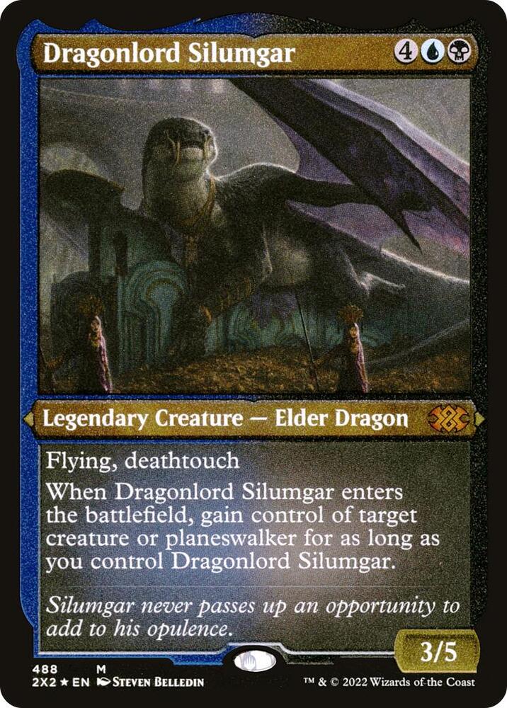 Dragonlord Silumgar Foil Etched (Double Masters 2022)  - undefined
