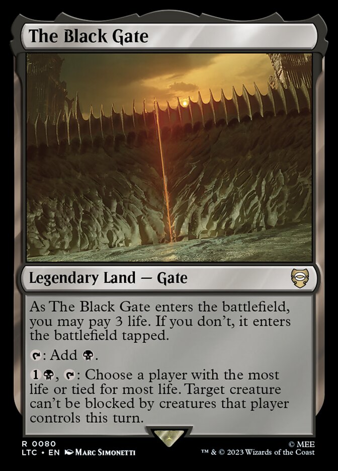 The Black Gate (Commander: The Lord of the Rings: Tales of Middle-earth) 