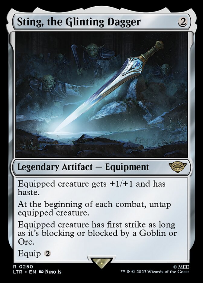 Sting, the Glinting Dagger (Universes Beyond: The Lord of the Rings: Tales of Middle-earth) 