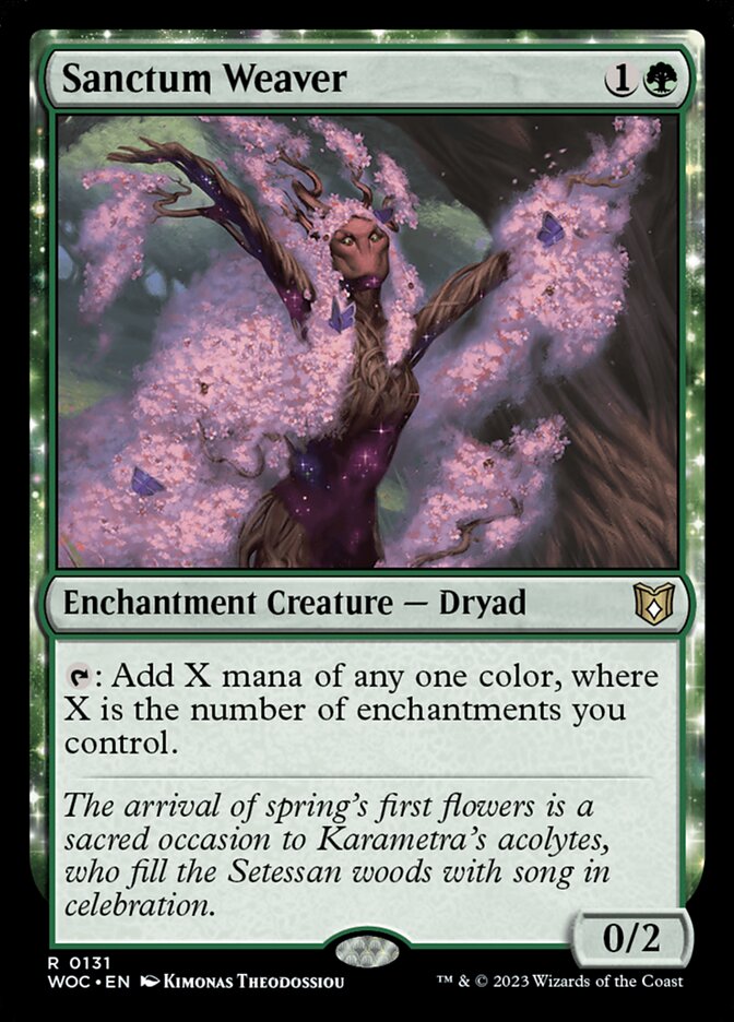 Sanctum Weaver (Commander: Wilds of Eldraine) 