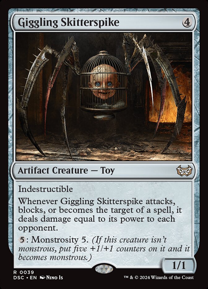 Giggling Skitterspike (Commander: Duskmourn: House of Horror) 