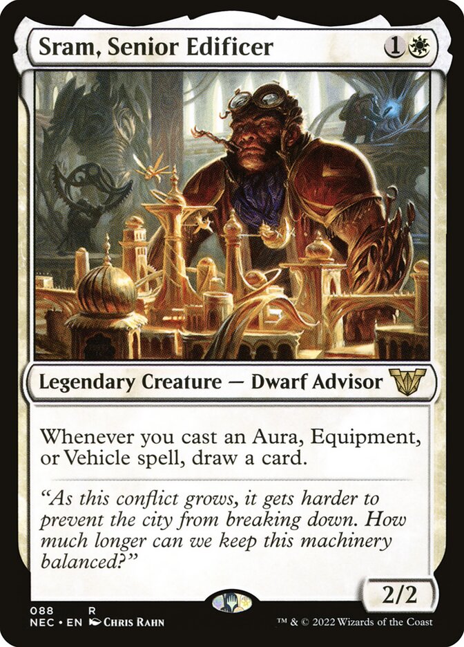Sram, Senior Edificer 88/38 (Commander: Kamigawa: Neon Dynasty) 