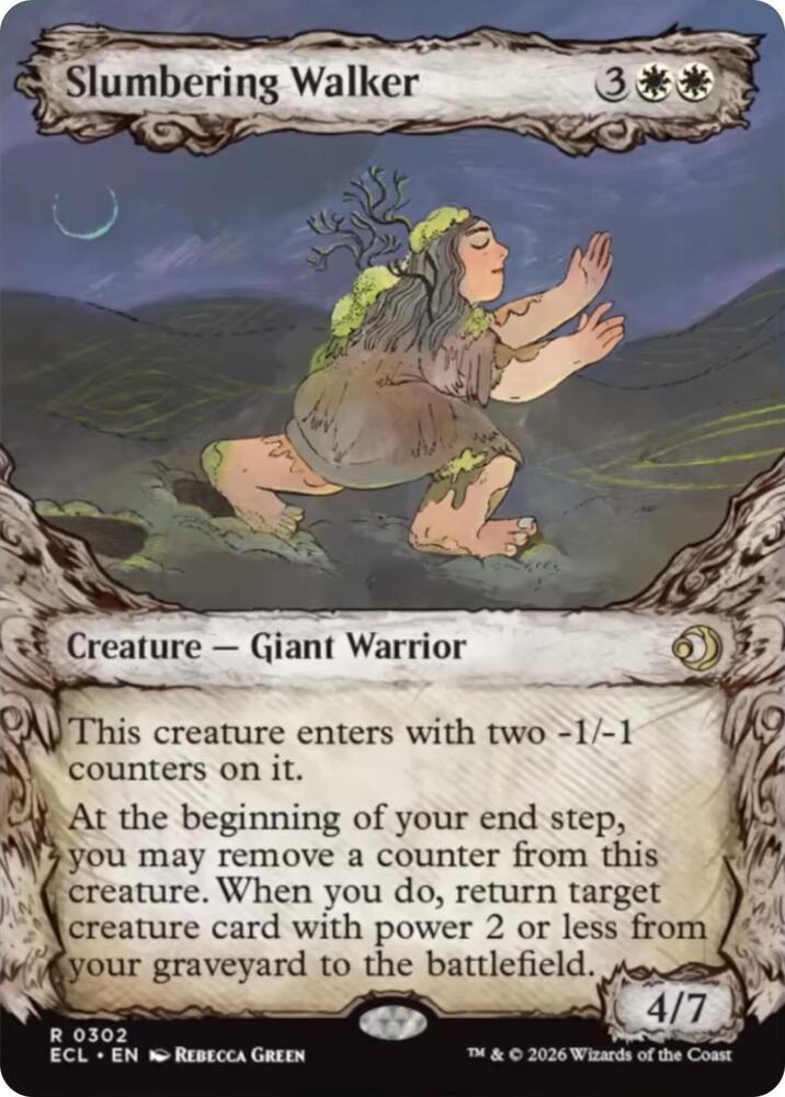 Slumbering Walker Showcase (Lorwyn Eclipsed) 
