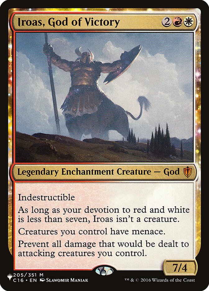 Iroas God of Victory 205/351 (The List Reprints) 