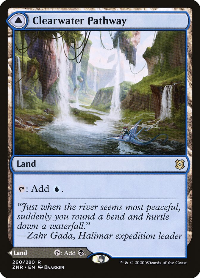 Clearwater Pathway // Murkwater Pathway (Zendikar Rising) 