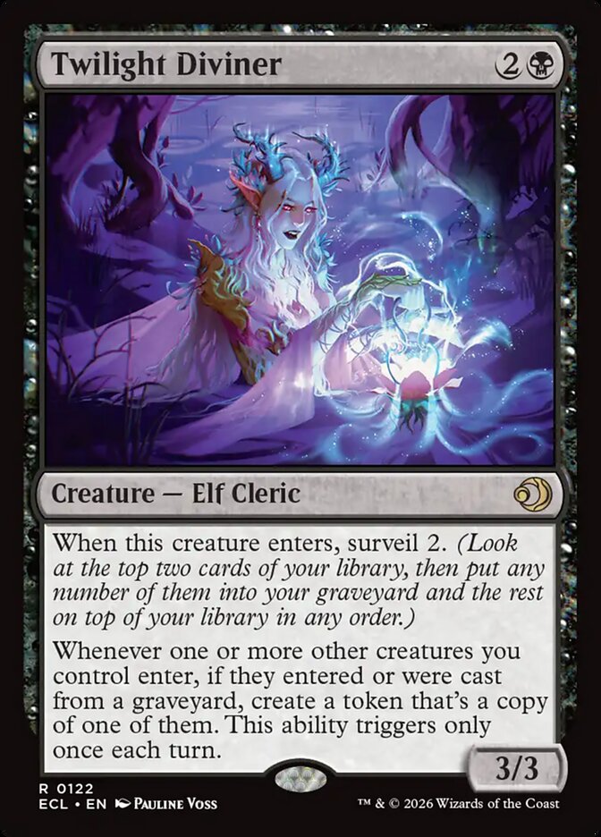 Twilight Diviner 122 (Lorwyn Eclipsed)  - Foil