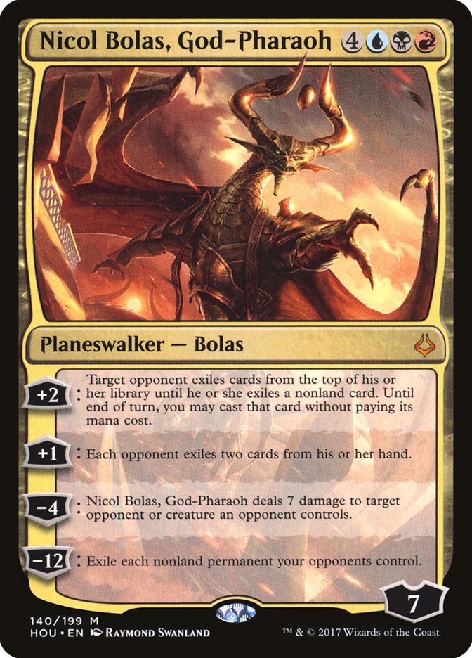 Nicol Bolas, God-Pharaoh (Hour of Devastation)  - undefined