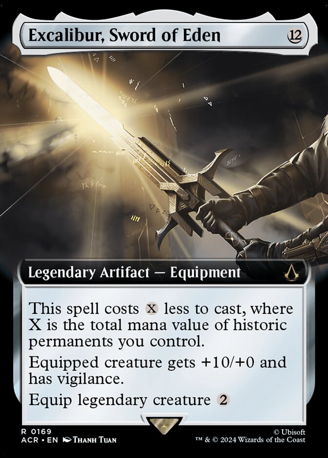 Excalibur, Sword of Eden 169 (Universes Beyond: Assassin's Creed)  - Extended Art