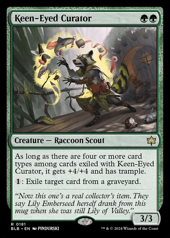 Keen-Eyed Curator (Bloomburrow) 