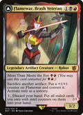 Flamewar, Brash Veteran // Flamewar, Streetwise Operative (Universes Beyond: Transformers) 