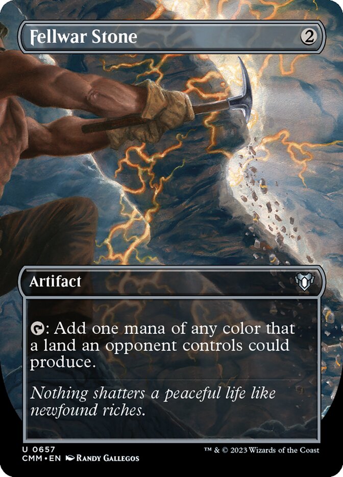 Fellwar Stone 657 (Commander Masters)  - Borderless Foil