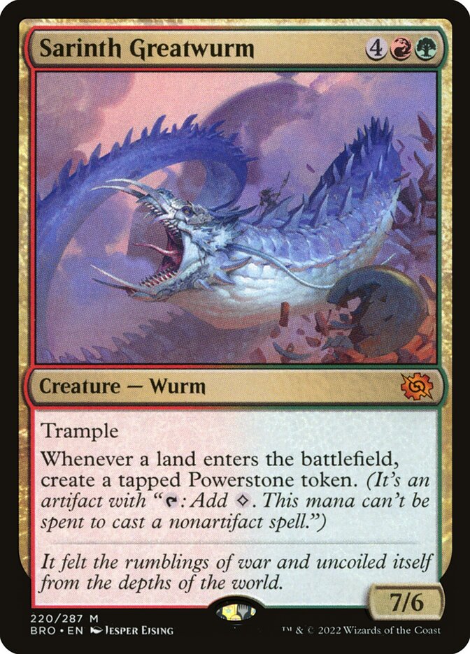 Sarinth Greatwurm (The Brothers' War) 