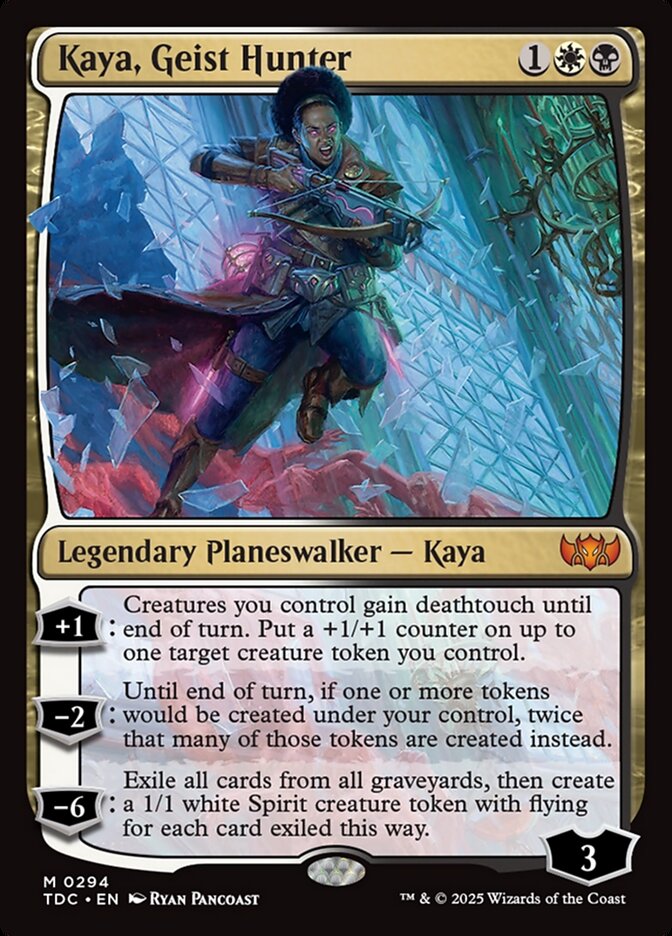 Kaya, Geist Hunter (Commander: Tarkir: Dragonstorm) 