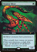 Virulent Sliver 659/1 (Secret Lair Drop Series)  - Extended Art Foil