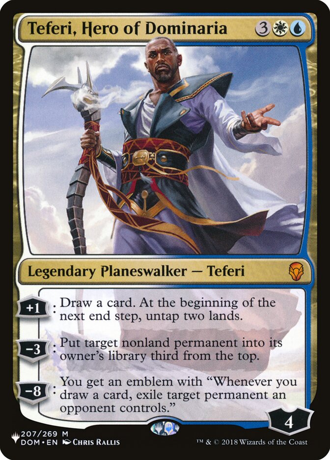 Teferi, Hero of Dominaria DOM-207/5075 (The List Reprints) 