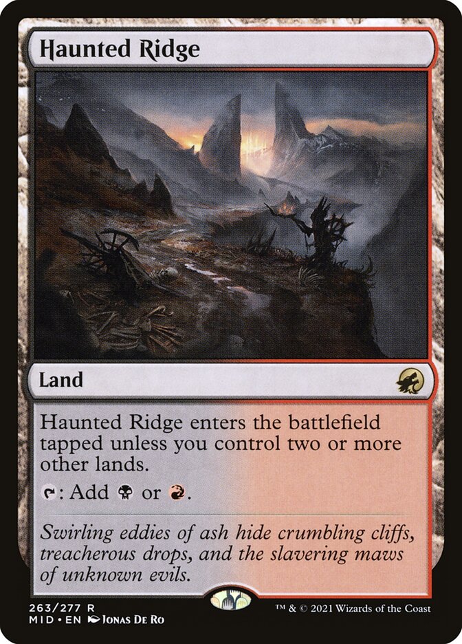 Haunted Ridge 263/277 (Innistrad: Midnight Hunt) 