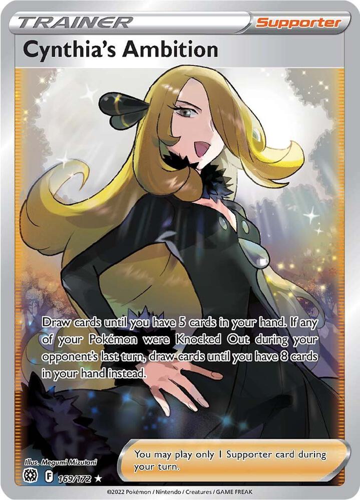 Cynthia's Ambition 169/172 (SWSH09: Brilliant Stars)  - Holofoil