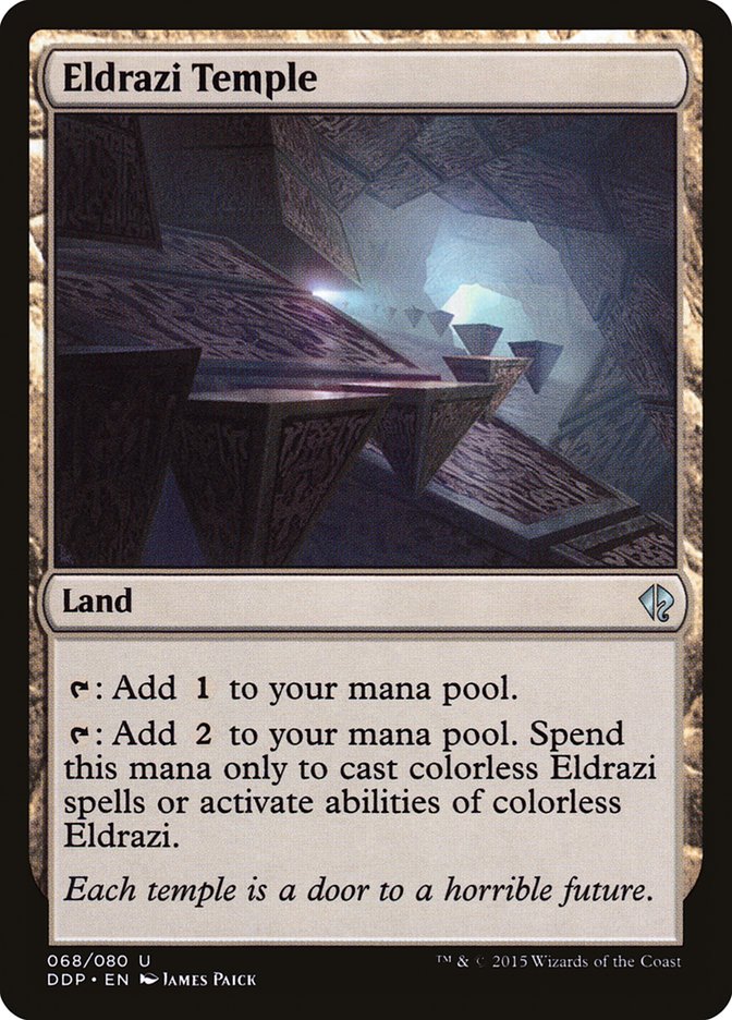 Eldrazi Temple 68/80 (Duel Decks: Zendikar vs. Eldrazi) 
