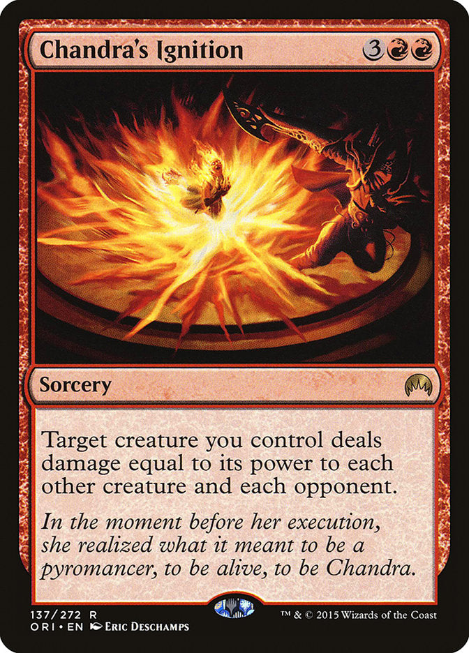 Chandra's Ignition 137 (Magic Origins) 