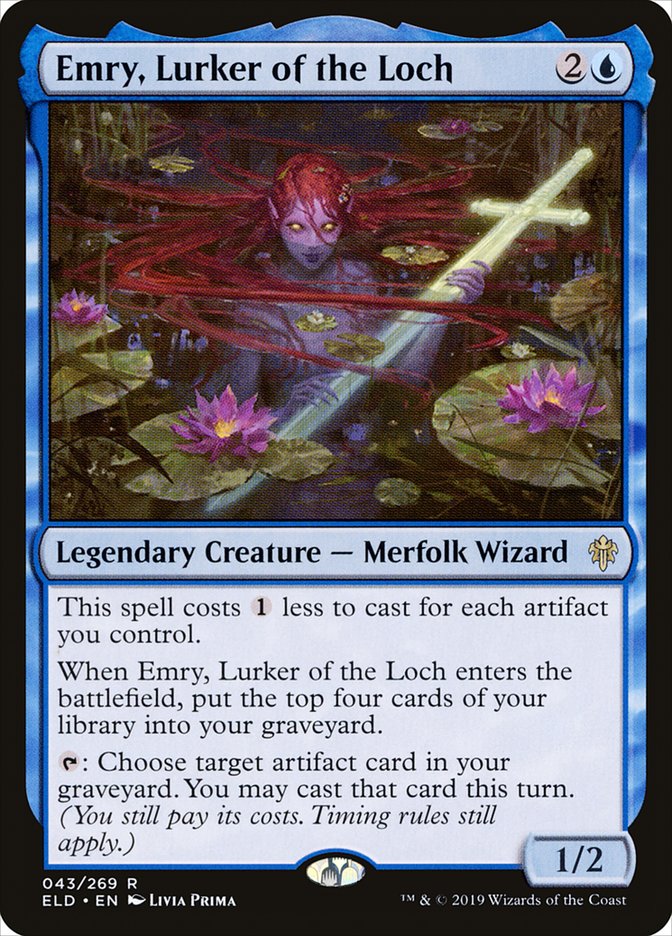 Emry, Lurker of the Loch 43 (Throne of Eldraine) 