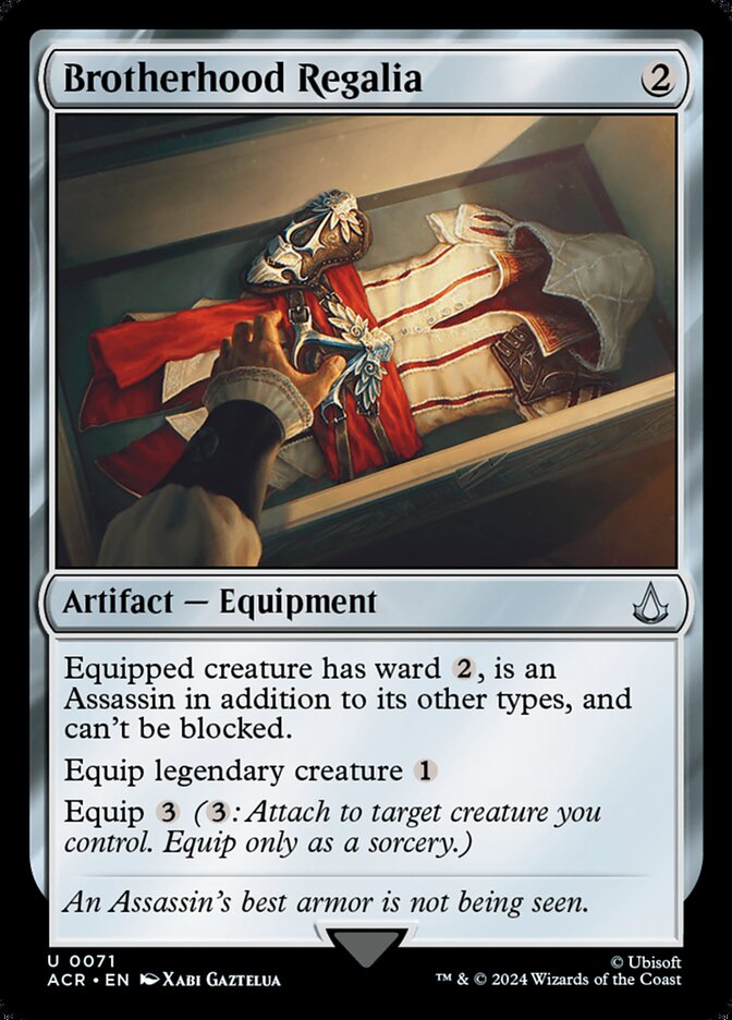 Brotherhood Regalia (Universes Beyond: Assassin's Creed) 