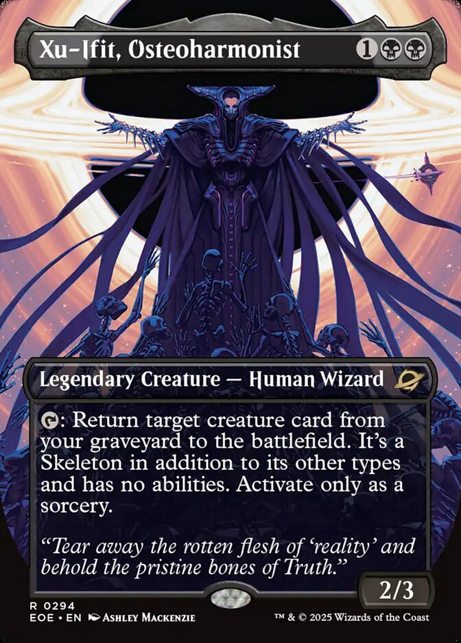 Xu-Ifit, Osteoharmonist 294/276 (Edge of Eternities)  - Borderless Foil